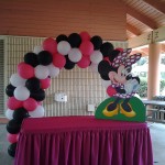 minnie mouse decorated table