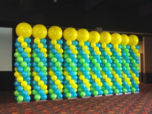 balloon column decorations