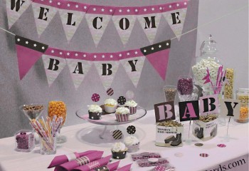 baby shower candy station