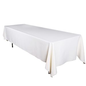 rectangular tablecloth rental in miami