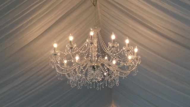 chandelier for tents and events