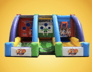 triple sport interactive inflatable
