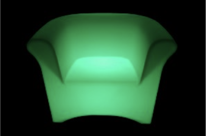 adult furniture LED chair rentals in miami