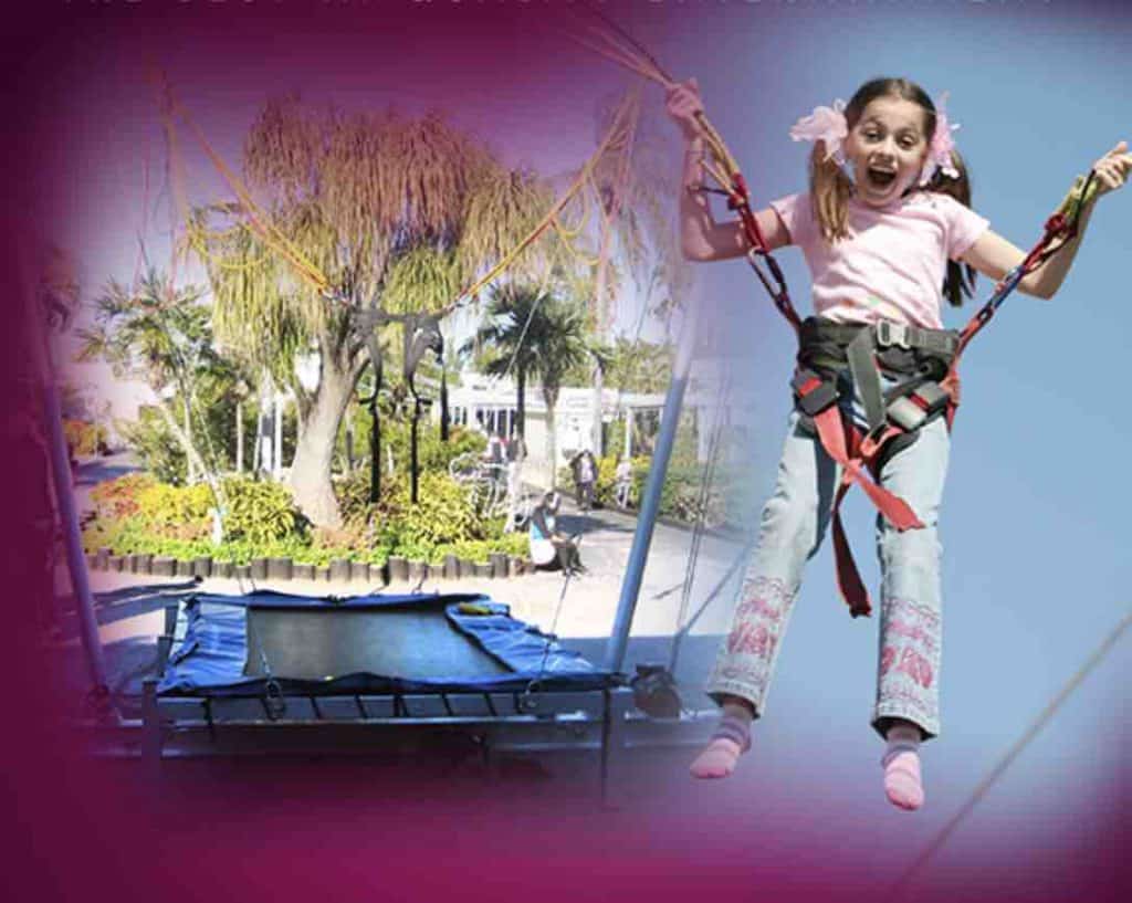 single station bungee jump rental for kids