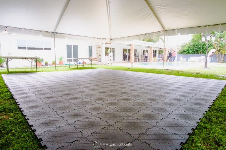 tile subfloor for grass outdoor events