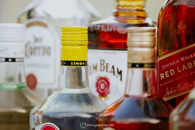 liquors included in bartending service in miami
