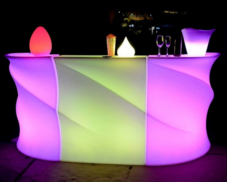 led furniture bar rentals