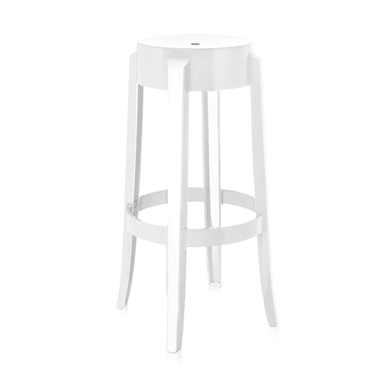 charles white bar stool rental