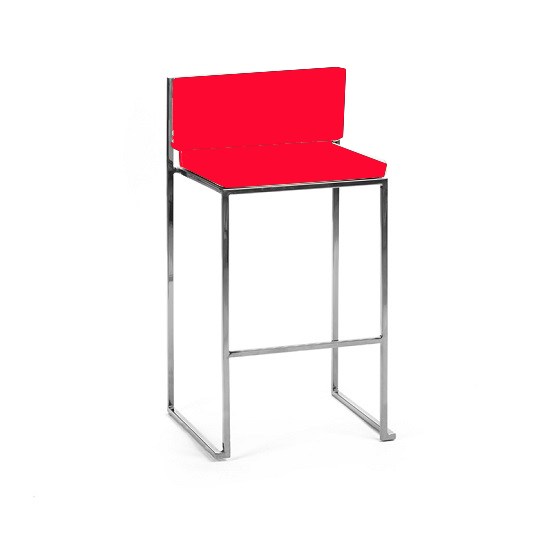 red saki bar stool rental for events