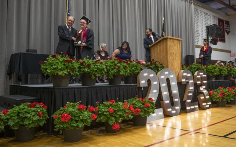 graduation stage